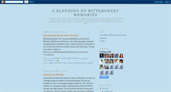 Desktop Screenshot of ablendingofbittersweetmemories.blogspot.com