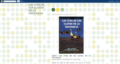 Desktop Screenshot of libroavesllanosorinoquia.blogspot.com