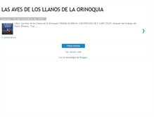 Tablet Screenshot of libroavesllanosorinoquia.blogspot.com