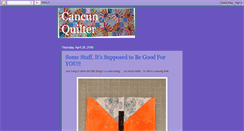 Desktop Screenshot of mexicanquilter.blogspot.com