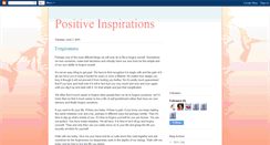 Desktop Screenshot of positive-inspirations.blogspot.com