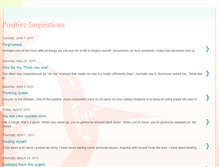 Tablet Screenshot of positive-inspirations.blogspot.com