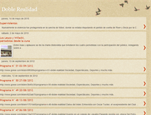 Tablet Screenshot of doble-realidad.blogspot.com