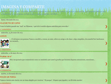 Tablet Screenshot of imaginaycomparte.blogspot.com