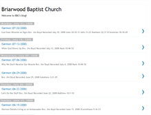 Tablet Screenshot of briarwoodbaptist.blogspot.com