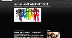 Desktop Screenshot of creativeguy1.blogspot.com