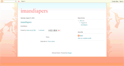 Desktop Screenshot of imandiapers.blogspot.com