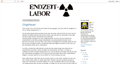 Desktop Screenshot of endzeitlabor.blogspot.com