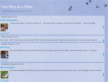 Tablet Screenshot of julie-onestepatatime.blogspot.com