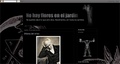 Desktop Screenshot of nohayfloreseneljardin.blogspot.com