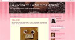 Desktop Screenshot of lacocinadelamammaarsenia.blogspot.com