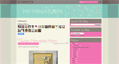 Desktop Screenshot of myminiatures-miniaturas.blogspot.com