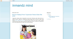 Desktop Screenshot of inmandzmind.blogspot.com