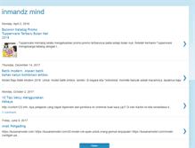 Tablet Screenshot of inmandzmind.blogspot.com