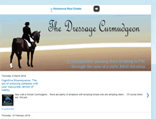 Tablet Screenshot of dressagecurmudgeon.blogspot.com