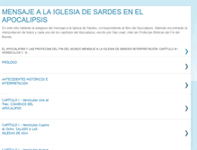 Tablet Screenshot of mensajeaiglesiadesardesenapocalipsis.blogspot.com