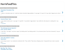 Tablet Screenshot of harrisfoodfiles.blogspot.com