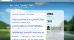 Desktop Screenshot of becomingonewithgod.blogspot.com