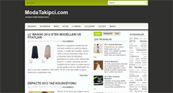 Desktop Screenshot of modatakipci.blogspot.com