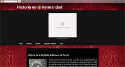 Desktop Screenshot of historiadelahermandad.blogspot.com