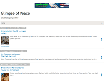 Tablet Screenshot of glimpseofpeace.blogspot.com