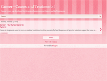 Tablet Screenshot of cancer-n-cure.blogspot.com