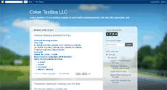 Desktop Screenshot of cokertextiles.blogspot.com