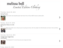 Tablet Screenshot of melissabellnyc.blogspot.com