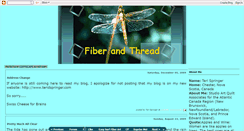 Desktop Screenshot of fiberandthread.blogspot.com