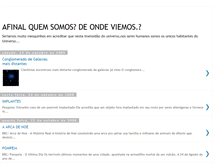 Tablet Screenshot of amigosdouniverso.blogspot.com