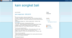 Desktop Screenshot of kainsongketbali.blogspot.com