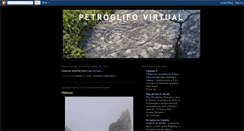 Desktop Screenshot of petroglifovirtual.blogspot.com