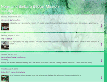 Tablet Screenshot of normandbarbarabadgermission.blogspot.com
