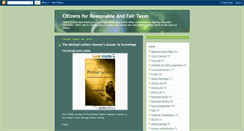 Desktop Screenshot of citizensforreasonableandfairtaxes.blogspot.com