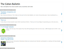 Tablet Screenshot of cohenbulletin.blogspot.com