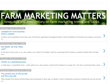 Tablet Screenshot of farmmarketing.blogspot.com