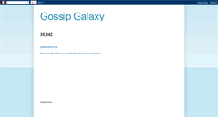 Desktop Screenshot of gossip-galaxy.blogspot.com