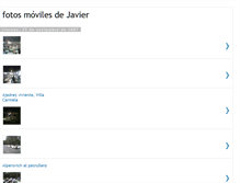 Tablet Screenshot of fotosmovilesdejavier.blogspot.com