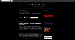 Desktop Screenshot of alla-randomthoughts.blogspot.com