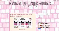 Desktop Screenshot of paintontheglitz.blogspot.com