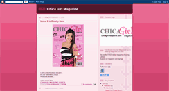 Desktop Screenshot of chicagirlmagazine.blogspot.com