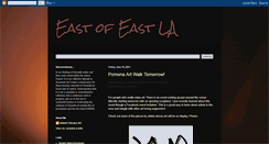 Desktop Screenshot of eastofeastla.blogspot.com