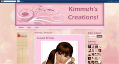Desktop Screenshot of kimmehscreations.blogspot.com