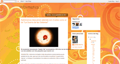 Desktop Screenshot of actvidades-info2011.blogspot.com