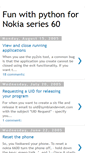 Mobile Screenshot of nokiapython.blogspot.com