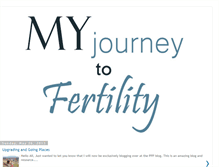 Tablet Screenshot of insidemyinfertility.blogspot.com