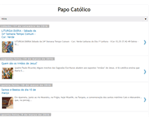 Tablet Screenshot of papocatolico.blogspot.com