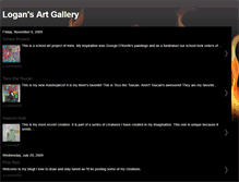 Tablet Screenshot of logansartgallery.blogspot.com