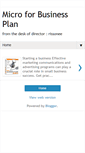 Mobile Screenshot of micro-plan.blogspot.com