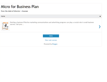 Tablet Screenshot of micro-plan.blogspot.com